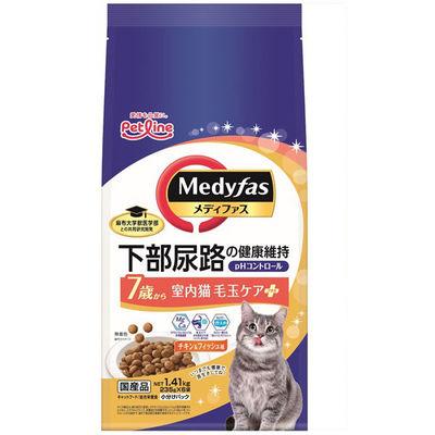 ふるさと納税 多治見市 【最短当日発送】メディファス 毛玉ケア+ 室内猫 7歳〜 1.41kg(235g×6袋)