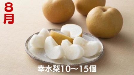 【 定期便 】 茨城のフルーツ 3ヶ月連続お届け便 【令和6年8月から発送開始】（県内共通返礼品：石岡市産） フルーツ 果物 定期便 秋 季節 梨 ブドウ ぶどう 柿 茨城