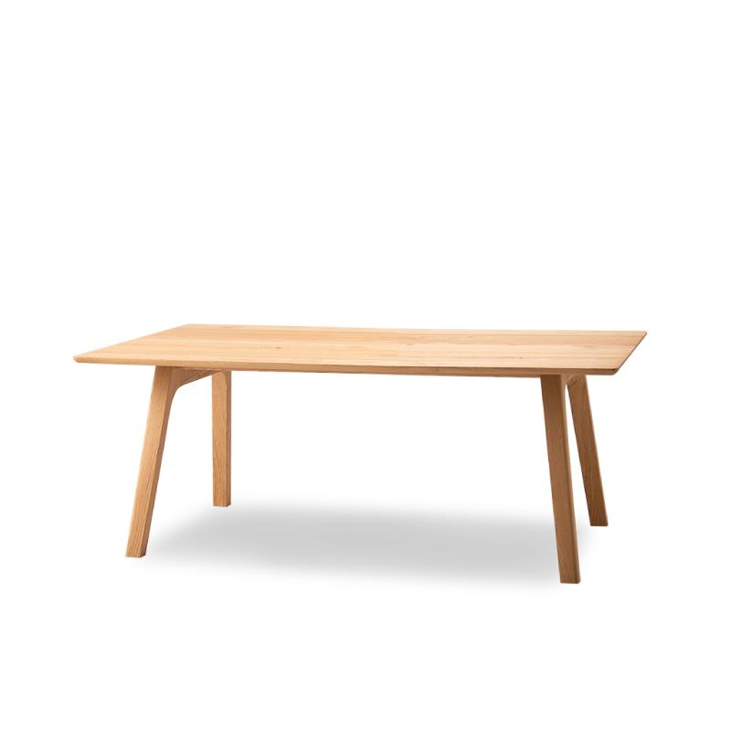 【ふるさと納税】旭川家具 カンディハウス TEN ソリッドテーブル180×90 北海道タモNF_00898 | 国産家具 ダイニングテーブル 180cm 180×90サイズ 4人家族 木製 革張り 無垢 モダン 高級 ダイニング 旭川市 ふるさと納税 北海道ふるさと納税 送料無料