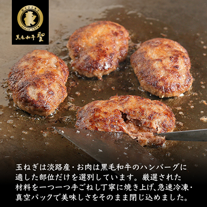 ハンバーグ 6個 計900g 黒毛和牛 A5 使用 手ごね素焼きハンバ
