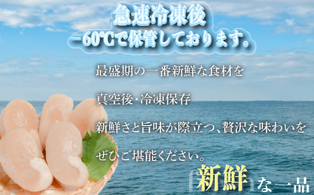 愛知県産平貝(タイラギ)ステーキ貝柱2個入　4パック [配送不可地域：離島]