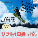 【ふるさと納税】2024-2025シーズン　八千穂高原スキー場　土日祝日限定　リフト1日券　大人1名〔AD-07〕