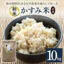 【ふるさと納税】 令和7年産新米 玄米 10kg 栽培期間出来るだけ農薬を減らして作った「かすみ米」 茨城県産 コシヒカリ 米 お米 ご飯 ごはん 低農薬 しめじ菌床活用 甘み豊か 粘土質土壌育ち 健康志向 自然栽培 産地直送 贈答用 ギフト 茨城県 潮来市 (A03-010)