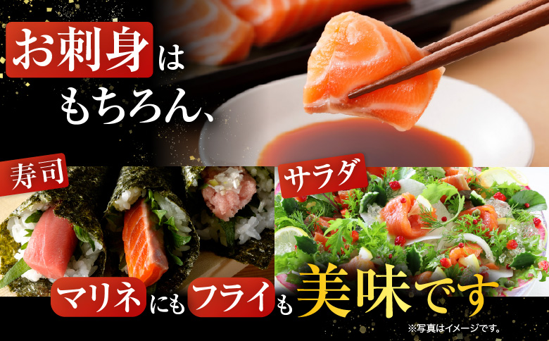 ＜12月10日決済分まで年内配送＞根室海鮮市場＜直送＞お刺身トラウトサーモン約300～400g×2P A-28130
