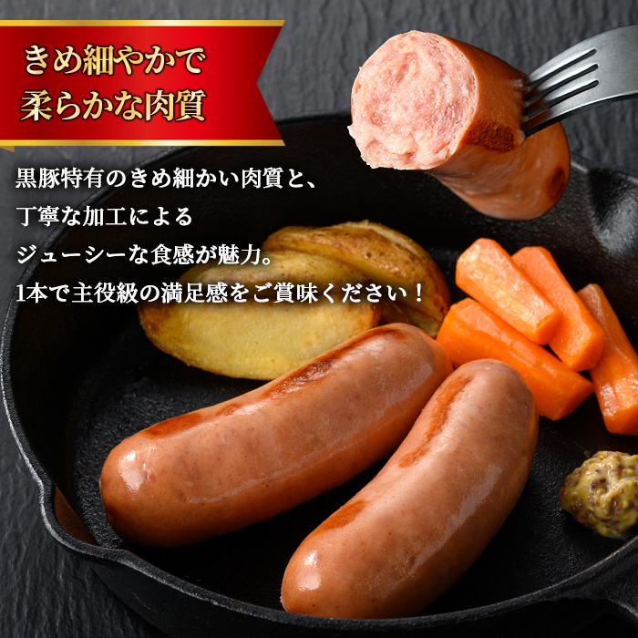 No.1149 鹿児島県産！黒豚フランクフルト(計3.2kg・4本入×10袋)