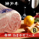 【ふるさと納税】帝神 神戸牛 おまかせコース B 福袋 神戸ビーフ 詰め合わせ キャンプ BBQ アウトドア　 牛肉 お肉 ビフテキ 食べ比べ 夕飯 ディナー