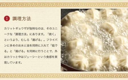 カリットギョウザ生餃子100ケ【9～10人前】ジューシー