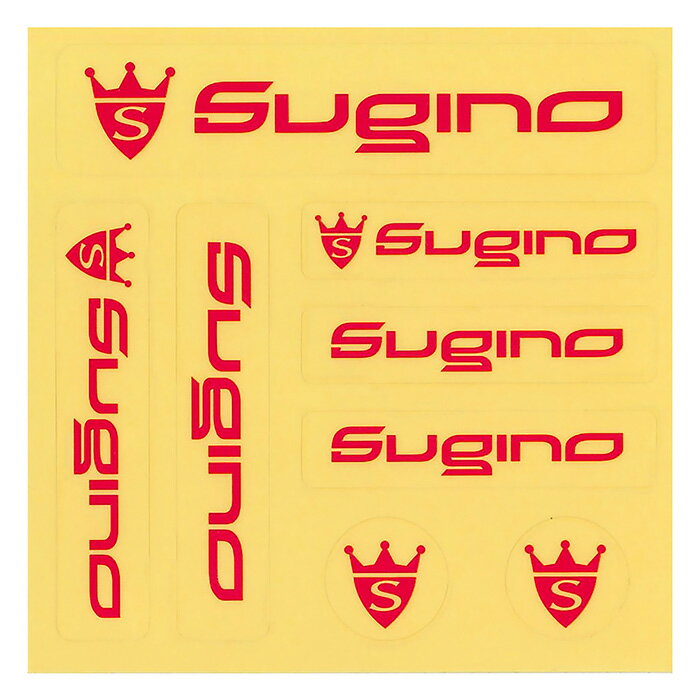 【ふるさと納税】Sugino Sticker Sheet Clear＆Black ステッカー クリア ブラック 株式会社スギノエンジニアリング 奈良県 奈良市 なら 8-045