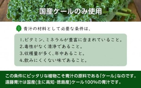 遠藤青汁5.6kg【生】冷凍 | 100g✕56パック 生青汁 国産青汁 ケール100％青汁 青汁セット