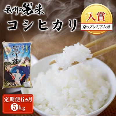 ふるさと納税 福知山市 【毎月定期便】衣川の男米コシヒカリ 白米 5kg【京都府福知山市】全6回