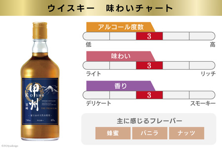 【6回 定期便 毎月】ウイスキー 甲州韮崎 プレミアム セット 700ml×3種｜ウィスキー ハイボール