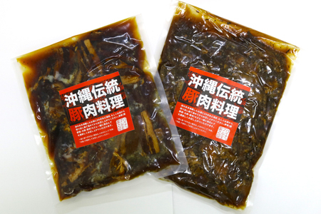 【訳あり】 ラフテー・とろとろ軟骨ソーキ煮付けのボリュームセット 1.7キロ｜ 豚肉 角煮 スペアリブ 大容量 ソーキ 沖縄そば 野菜炒め 肉 お土産 豚 煮込み ゼラチン 切り落とし 常温 数量限定