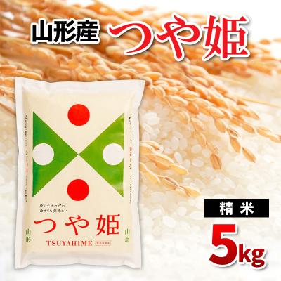 ふるさと納税 山形市 山形県産 つや姫 精米 5kg FZ26-838