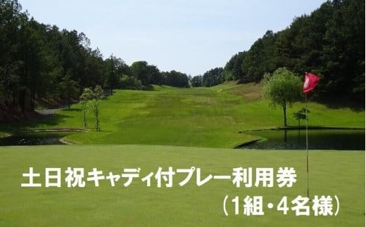 
【ゴルフ利用券】エリエールゴルフクラブ松山 土日祝キャディ付プレー利用券４名１組
