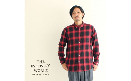 
播州織メンズシャツ「THE INDUSTRY WORKS」（1着）【TIW_134】（36-2）
