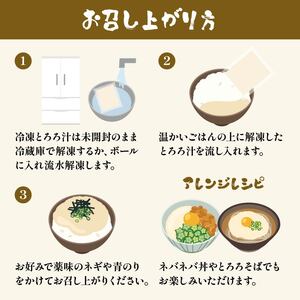 味付き とろろ 120g × 15個 セット 計 1.8kg 小分け パック 便利 個包装 山芋 やまいも 大和芋 プレーン とろろパック 簡単調理 流水解凍 ご飯のお供 お手軽 簡単 冷凍 静岡県 