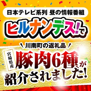 【ふるなびWEEK対象】豚肉 ヒルナンデスで紹介！【令和8年7月発送】宮崎県産 豚肉 6種1.9kg 小分け セット