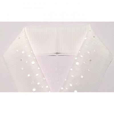 ふるさと納税 伊丹市 半衿　絽　ドット柄　白地に白　刺繍 [54030414]