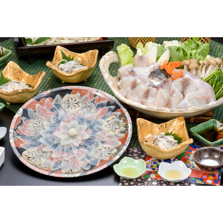 ＜ふく太郎本部＞天然ふく料理コース(3人前)　26天然3