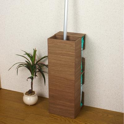 ふるさと納税 海南市 和歌山県海南市 バスク フローリングワイパー スタンド ブラウン 替用のシートを2つまで収納可能です |  | 01