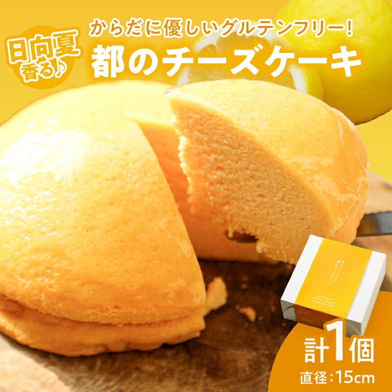 【ふるさと納税】農の都で生まれた 「都のチーズケーキ」 計1個 スイーツ お菓子 おかし 菓子 洋菓子 ケーキ ホール デザート おやつ おすすめ 加工品 食品 国産 柑橘 バレンタイン ホワイトデー 記念日 贈り物 贈答 ギフト 冷凍 宮崎県 都農町 送料無料