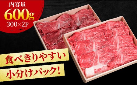 すき焼き しゃぶしゃぶに！佐賀牛 赤身とバラ肉の切り落とし 600g（300g×2P） 吉野ヶ里町/NICK’S MEAT[FCY013]