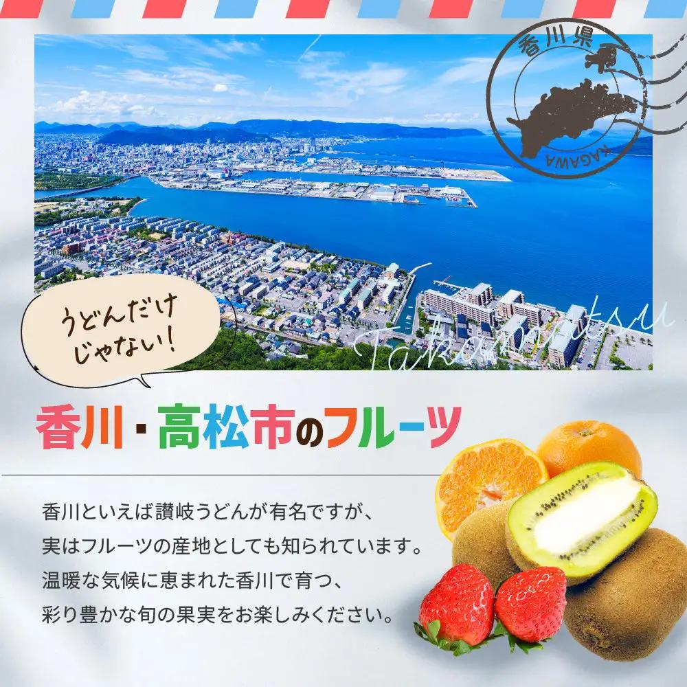 【ALL化粧箱】【3回お届け】高松市自慢のフルーツ定期便【H】| フルーツ