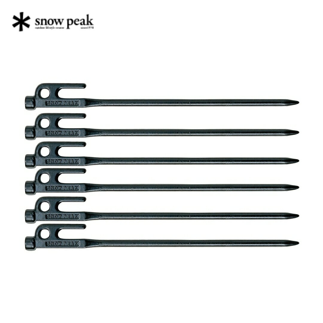【ふるさと納税】スノーピーク ソリッドステーク30×6本セット R-103-1(Snow Peak) キャンプ用品 アウトドア用品【011S324】