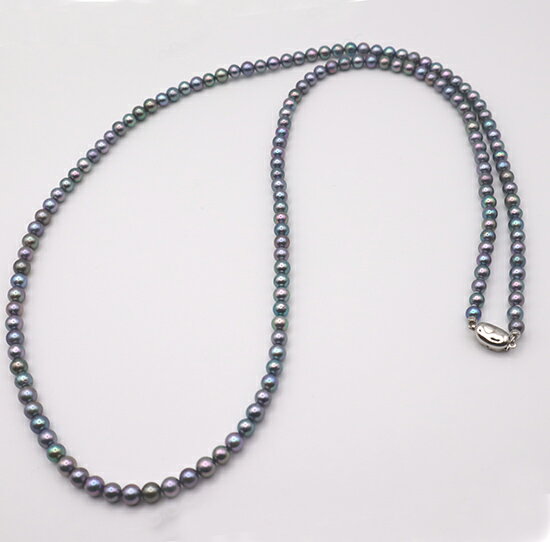 【ふるさと納税】1675 あこや本真珠5.0～6.0mm　約82cmロングネックレス