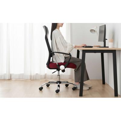 ふるさと納税 大河原町 オフィスチェア  メッシュバックチェア ハイバック  ボルドー アイリスオーヤマ[53752664] |  | 02