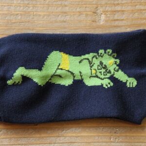 仏下-ぶつした-邪鬼ソックスMサイズ・ネイビー【1300214】