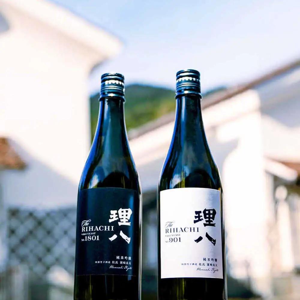 理八 純米吟醸 酵母901号＆酵母1801号 720ml×2本セット(化粧箱入り)[AIBE001] 酒