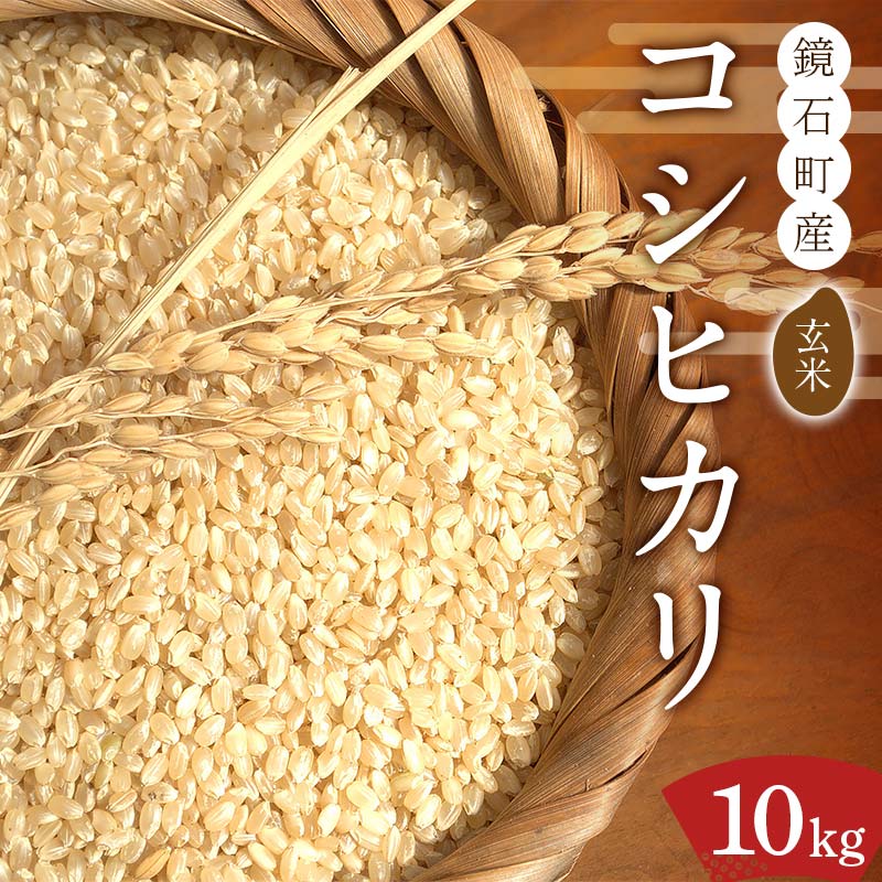 【先行予約】令和7年産 鏡石町産コシヒカリ玄米 10kg 米 コメ こめ F6Q-348
