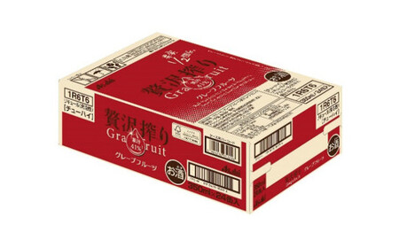 【福島のへそのまち もとみや産】贅沢搾りグレープフルーツ350缶×24本　【07214-0306】