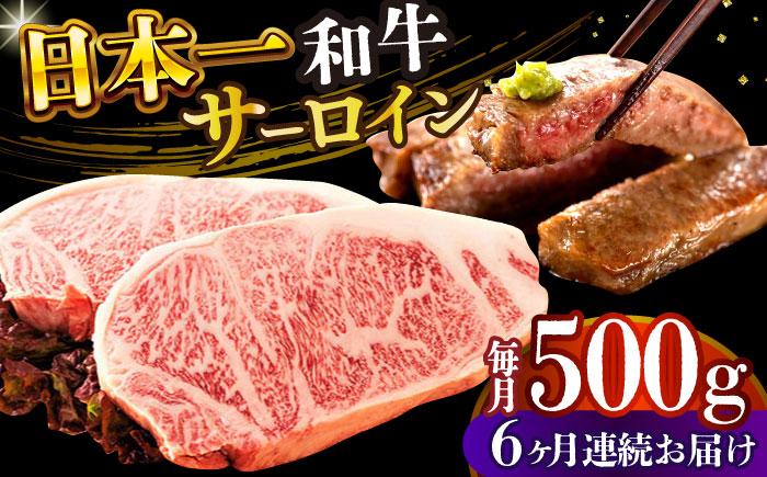 
            【全6回定期便】【A4～A5】長崎和牛サーロインステーキセット　500g（250g×2枚）【株式会社 MEAT PLUS】 [DBS087]長崎和牛 和牛 国産 牛肉  長崎和牛 サーロイン ステーキ セット 500g 250g 2枚6回定期便 定期便 6回
          