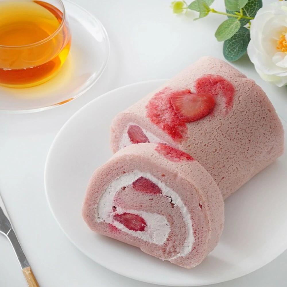 【プレミアム米粉ロールケーキ】卵乳製品不使用 天使の苺ソイロール・ヴィーガン対応【グルテンフリー 保存料不使用 卵不使用 乳製品不使用 贈り物】(H053299)