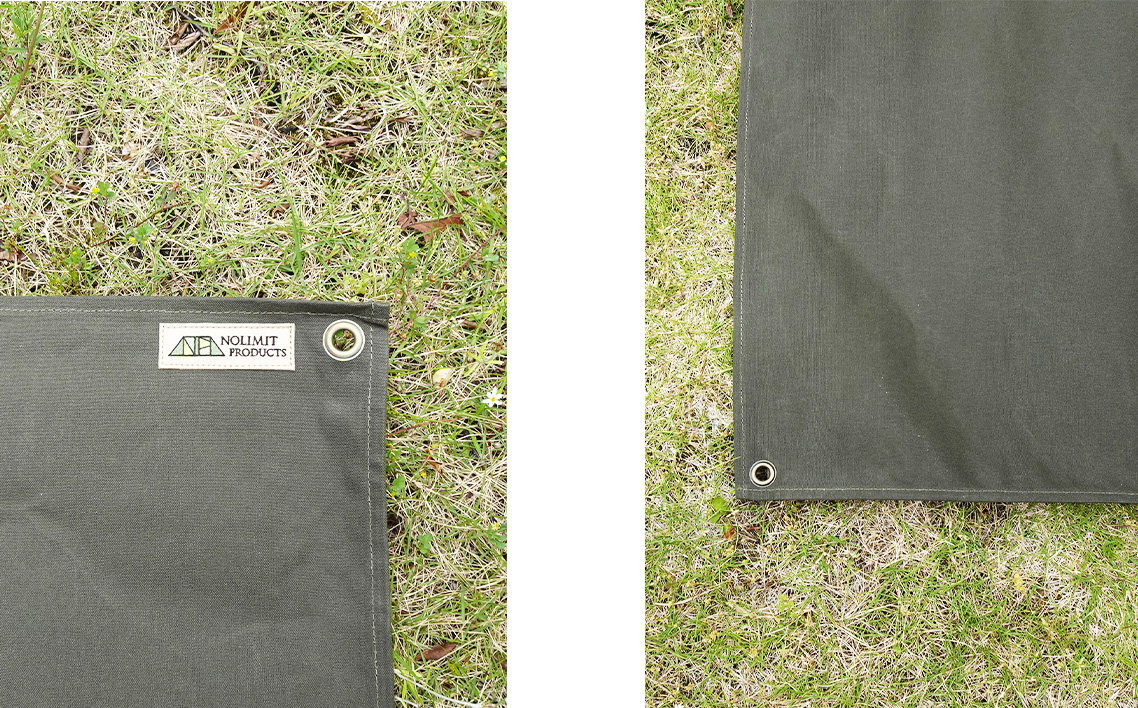 No.405 【フェス・キャンプに最適】帆布グランドシート