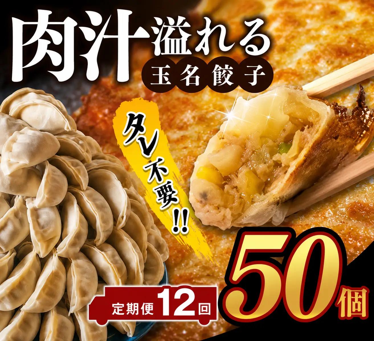 【定期便12回】玉名餃子 50個