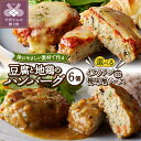 【ふるさと納税】 ハンバーグ 5000円 5000 選べる種類 2種 豆腐 イタリアン 梅味噌ソース 国産 地鶏 肉 6個 無添加 洋食 自家製 自然派 手作り 本格 簡単調理 やわらかい お弁当 おかず 人気 k139-013