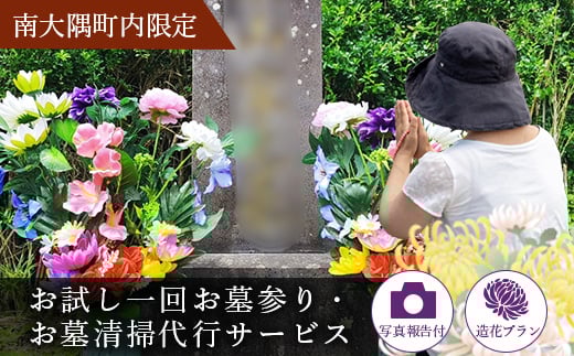 
            【お試し１回・造花】お墓参り代行｜お墓参り 墓 代行 供花 掃除 献花 造花 シルバー（K72201）
          