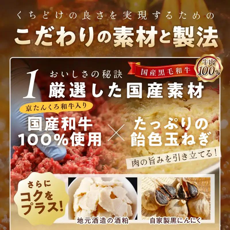 ハンバーグ定期便隔月3回 塩で食べるやわらかハンバーグ ソース付