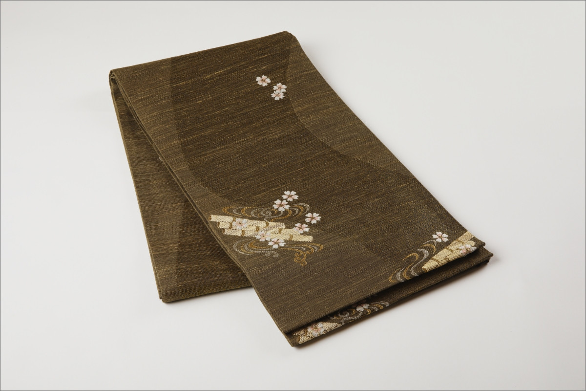 
                  丹後の藤布　袋帯「天の川」　草　藤布 伝統 工芸品 織物 古事記 万葉集 ふるさと納税 袋帯　FY00082
                