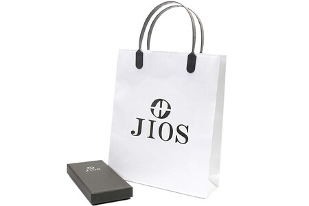 JIOS SEIRAN 日本製 自動巻き腕時計 メンズ 男性用 革ベルト ブランド ドレスウォッチ ジオス シルバー文字盤 × 青針 クロコ型押しベルト（ブラウン）