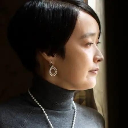 刺繍イヤリング　ドイリーイヤリング(シルバー)【1726150】