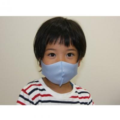 ふるさと納税 国東市 フィット感抜群!水着素材のクロッツマスク2枚ブルー系【子ども用】XS_1556R-1 |  | 02