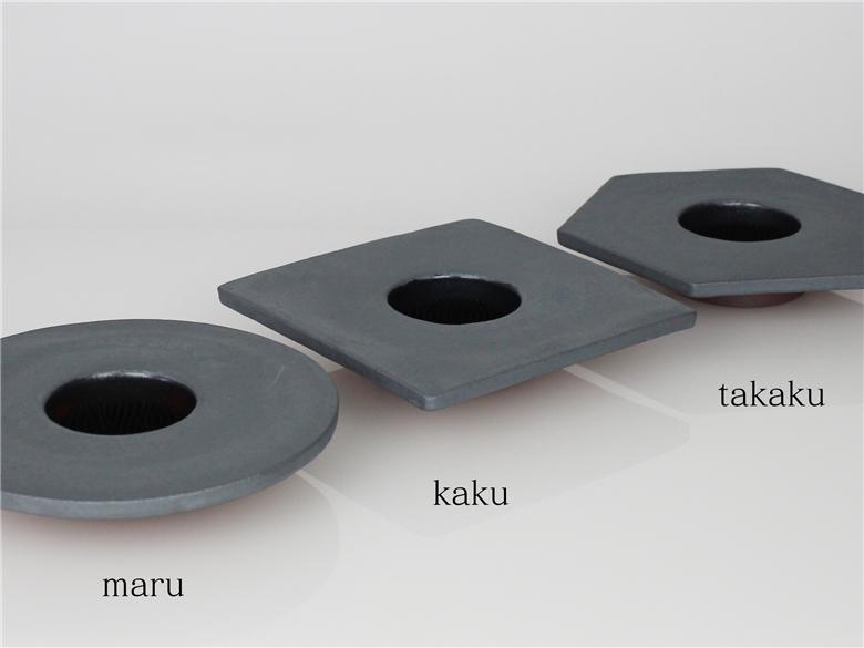 【安田瓦】 MYK KENZAN-rei／kaku 剣山-麗 瓦花器 丸三安田瓦工業  1M27029