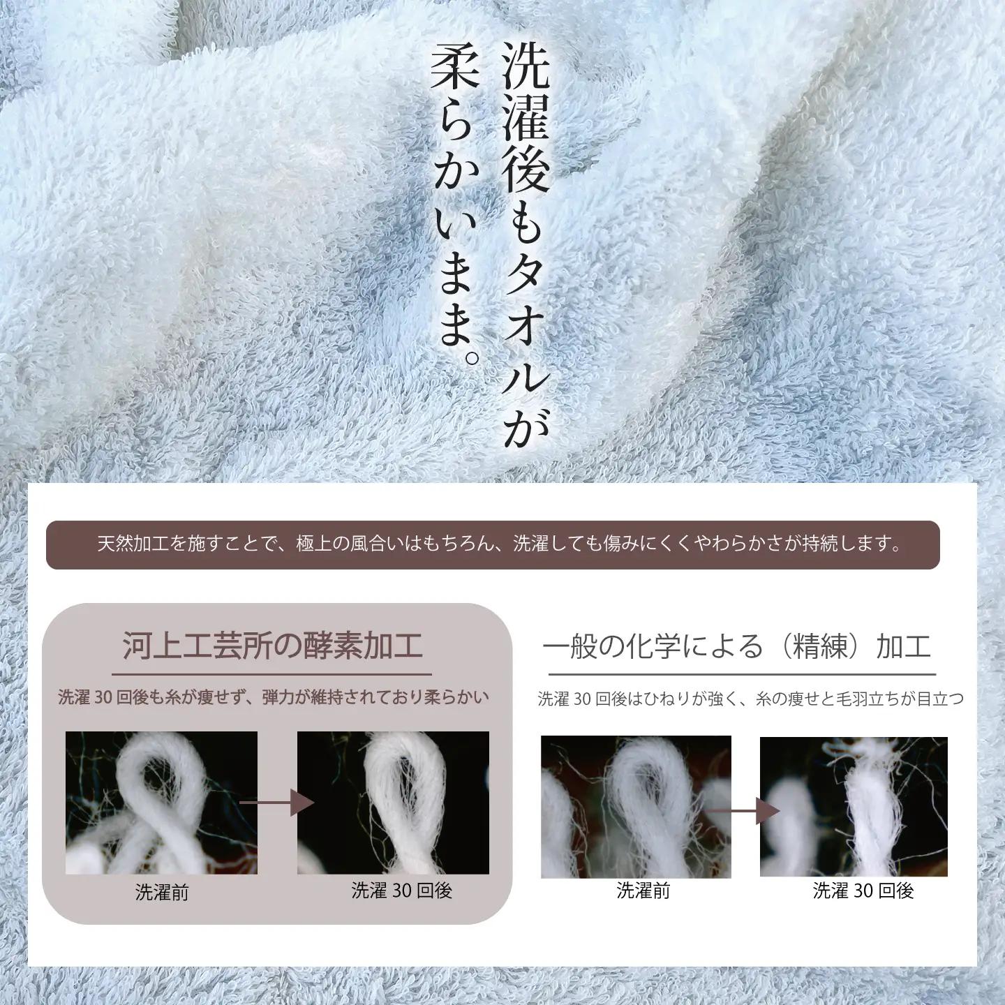 （今治タオル）呼吸する バスタオル 2枚セット（ホワイト）