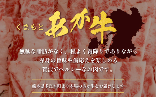 くまもとあか牛 カルビ 焼肉用 計500g カルビ 焼肉用 計500g 熊本県 ブランド牛 肉 ヘルシー 赤身 牛肉 焼き肉 やきにく やき肉 BBQ 炒め物 ごちそう 肉 国産 ジューシー カルビ 