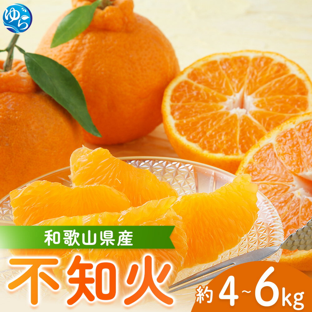 【ふるさと納税】【来シーズン先行予約】しらぬい (玉数おまかせ) 4kg～6kg 不知火 果物 晩柑 フルーツ 和歌山 由良町 みかん 柑橘