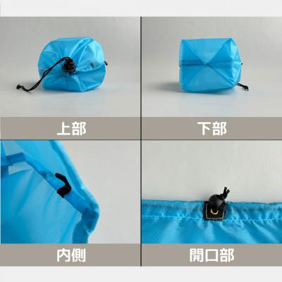 ふるさと納税 名古屋市 【S 1.5L・水色】　キャンプで大活躍!トイレットペーパーホルダー 小さめナイロン巾着袋 |  | 03